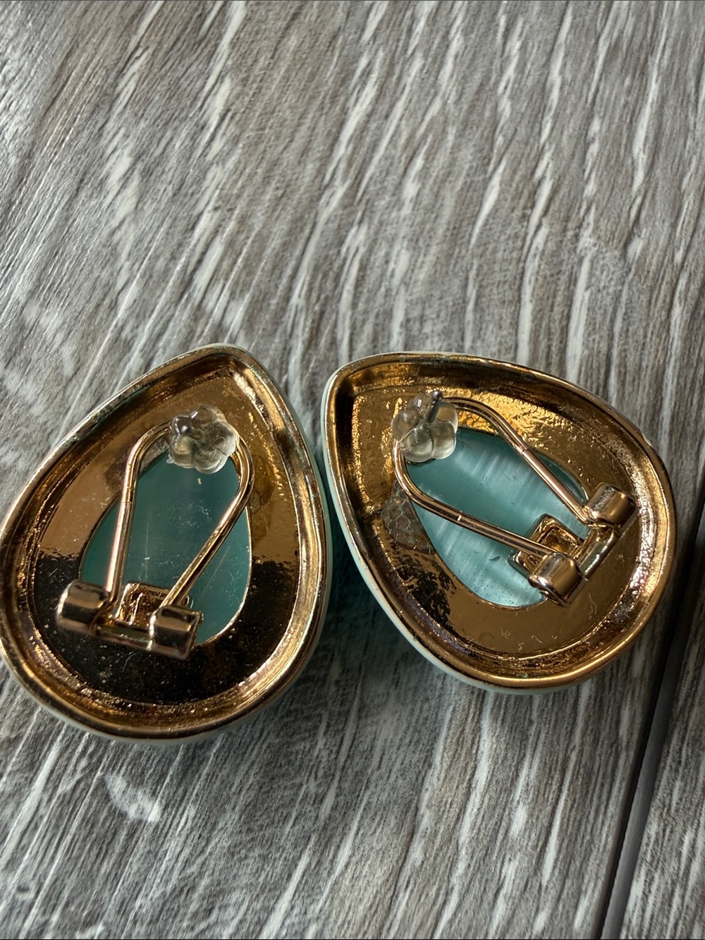 Anthropologie Geometric Colorblock Post Earrings - Picture 5 of 8